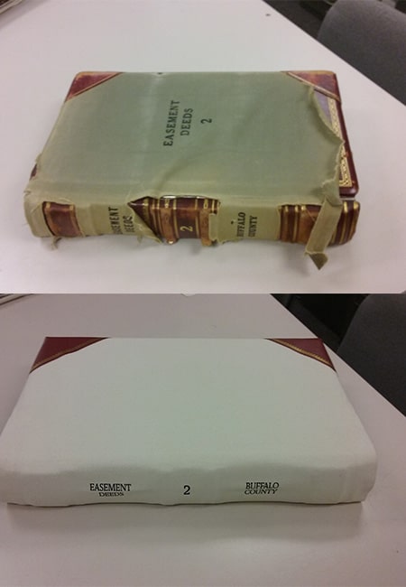Before and after on county book
